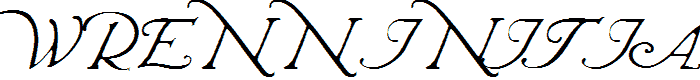 Wrenn Initials Light font